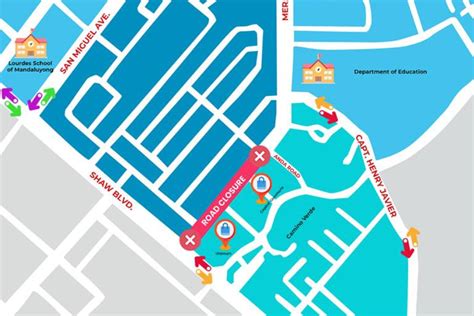 meralco avenue map|Meralco Ave. near Capitol Commons to be closed until 2028.
